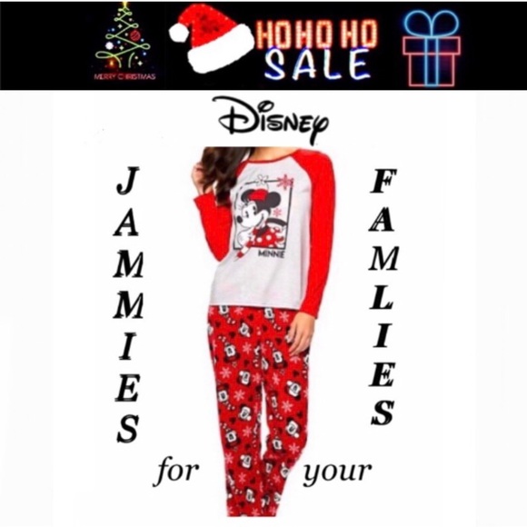 DISNEY’S Minnie Mouse 2pc PJ Set by Jammies For Your Families sizeS NWT - Picture 9 of 9
